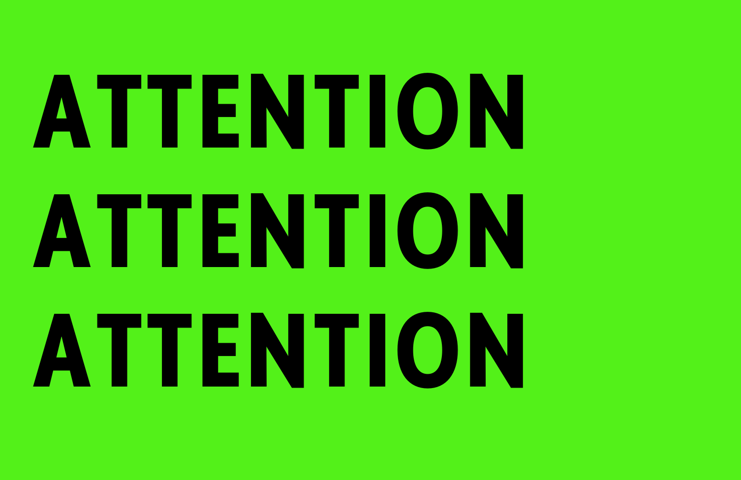 Attention (2)